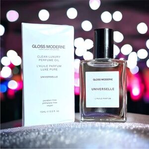 GLOSS MODERNE Clean Luxury Roll-On Perfume Oil UNIVERSELLE 0.5 oz/15 ml NIB $87
